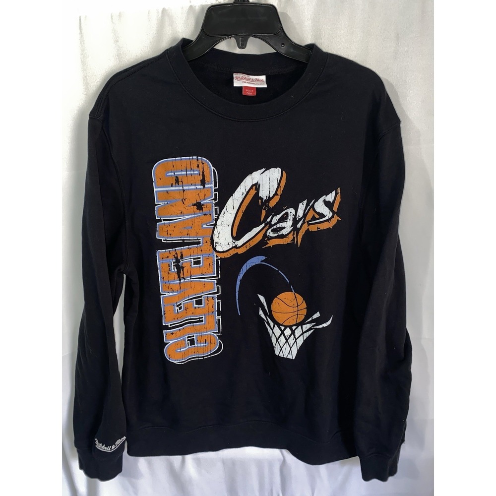 Mitchell‎ and Ness Cleveland Cavs Splash Crewneck Sweatshirt Retro Large